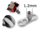 Micro-dermal pour tige 1.2mm