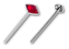 Clou de nez avec strass