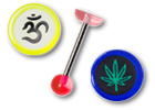 Barbells logo acrylique