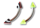 Micro-barbells pointes acrylique