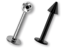 Micro-labrets et labrets m�tal
