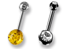 Bananes nombril m�tal ou strass