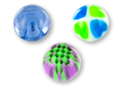 Boules acrylique pour tige 1.2mm
