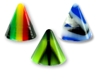 Pointes acrylique pour tige 1.2mm