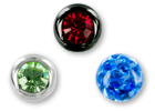 Boules strass pour tige 1.6mm