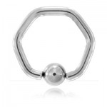 Anneau boule acier hexagonal