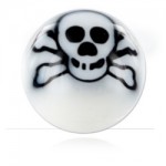Boule acrylique Cr�ne pour 1.2mm