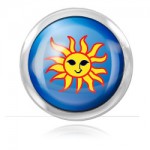 Boule acier logo Soleil pour 1.2mm