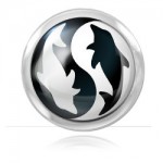 Boule acier logo Dauphin Yin Yang pour 1.2mm