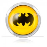 Boule acier logo Batman pour 1.6mm