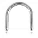 Retainer U large acier pour septum
