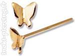 Clou de nez papillon Or 14K