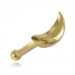 Bone de nez Or 9k Lune