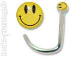Stud de nez logo Smiley
