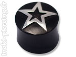 Plug corne et argent �toile
