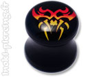 Plug acrylique Dragon tribal