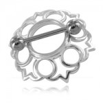 Bouclier de t�ton plaqu� argent Carthage