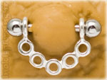 �trier de t�ton plaqu� argent Bulles