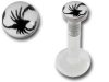 Micro labret bioplast pour Madonna logo Scorpion