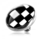 Disque titane logo Damier pour micro-dermal 1.6mm