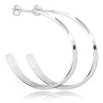 Anneaux acier fermoir papillon 40mm