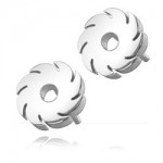 Clous d\'oreille acier Soleil