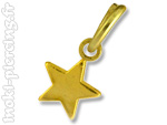 Piercing d'ongle mobile plaqu� or 18k �toile