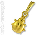 Piercing d'ongle mobile plaqu� or 18k Coccinelle