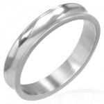 Anneau alliance concave acier