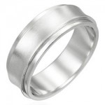 Anneau alliance acier concave tournante