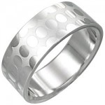 Anneau acier plat Dots