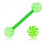 Barbell de langue BioSafe boules Tornado