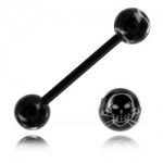Barbell de langue BioSafe boule Cr�ne