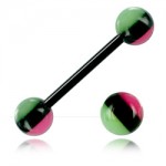 Barbell de langue BioSafe boules Mystic