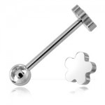 Barbell de langue acier Fleur