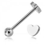 Barbell de langue acier Coeur