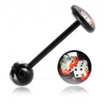 Barbell de langue BioSafe logo D�s enflamm�s
