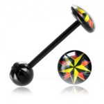 Barbell de langue BioSafe logo �toile