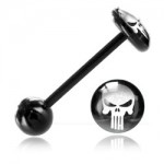 Barbell de langue BioSafe logo Gothique