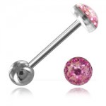 Barbell de langue Crystal Chic