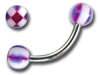 Micro barbell arcade boules fluos Check