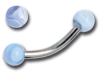 Micro barbell arcade boules fluos Marbre