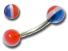 Micro barbell arcade boules fluos 3 tons