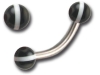 Micro barbell arcade boules fluos Bande Centrale