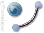 Micro barbell arcade boules Spirale