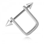 �trier de cartilage acier carr� avec pointes