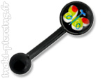 Micro barbell arcade bioplast logo plat Papillon
