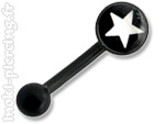 Micro barbell arcade bioplast logo plat �toile blanche