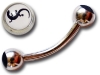 Micro barbell arcade acier logo Salamandre