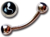 Micro barbell arcade acier logo Spermato